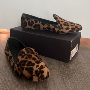 Brian Atwood leaped hair flats